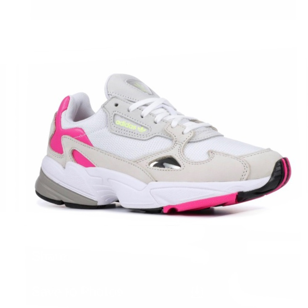 ADIDAS Falcon OG White Pink Sneakers